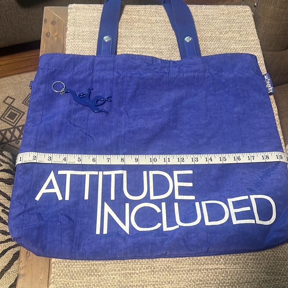 New Kipling Reversible Message Tote! - Picture 3 of 7